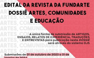 Dossiê Artes, Comunidades e Educação – 2024